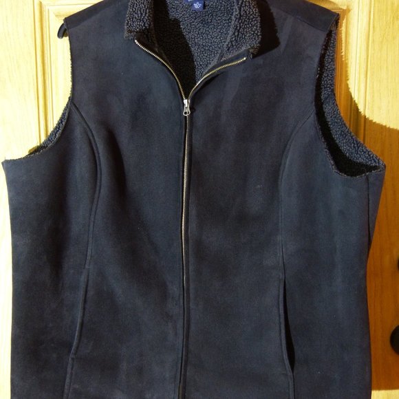 Lands'end Suede vest - Picture 1 of 3